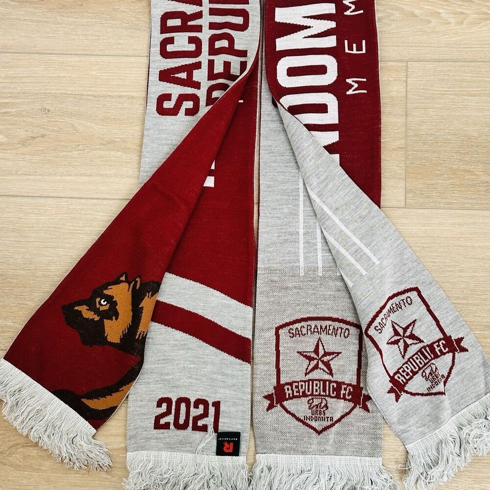 Sacramento Republic FC Indomitable 66” Scarf Football Soccer Club California